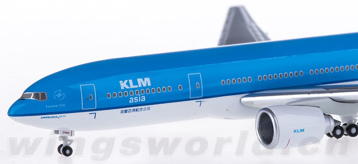 HG400028 KLM 荷兰皇家航空Boeing 777-200ER PH-BQF Hogan 1:400 -飞机