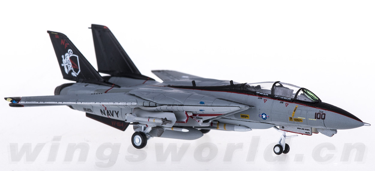 hogan 1:200 hg6597 美國海軍 grumman f-14a tomcat vf-154 black