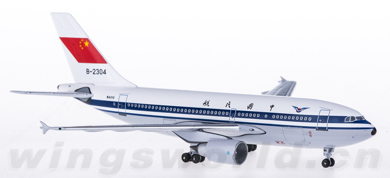 ac4b2304 caac 中国民航 airbus a310-300 b-2304 aeroclassics 1:400