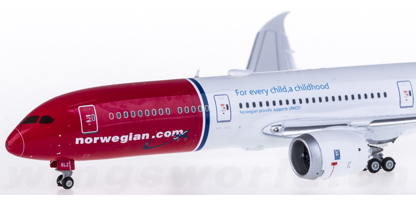 XX4027A Norwegian Air Shuttle 挪威航空Boeing 787-9 G-CKLZ 襟翼打开