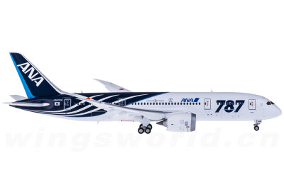 JC Wings 1:400 全日空 Boeing 787-8 JA802A 襟翼打开