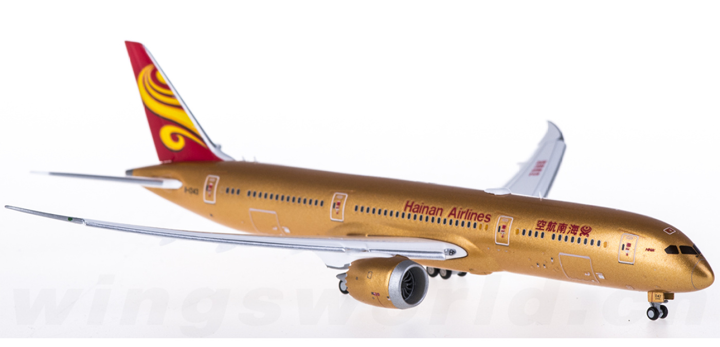 XX4034A Hainan Airlines 海南航空Boeing 787-9 B-1343 全金色襟
