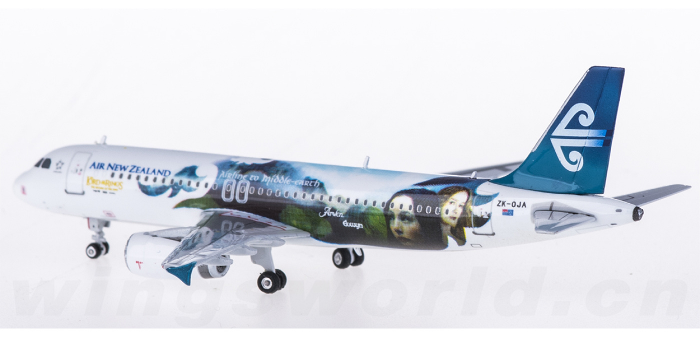 PH04017 Air New Zealand 新西兰航空Airbu A320 ZK-OJA 指环王彩绘