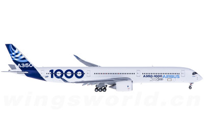 JC Wings 1:400 Airbus A350-1000 F-WMIL 原厂涂装 襟翼打开