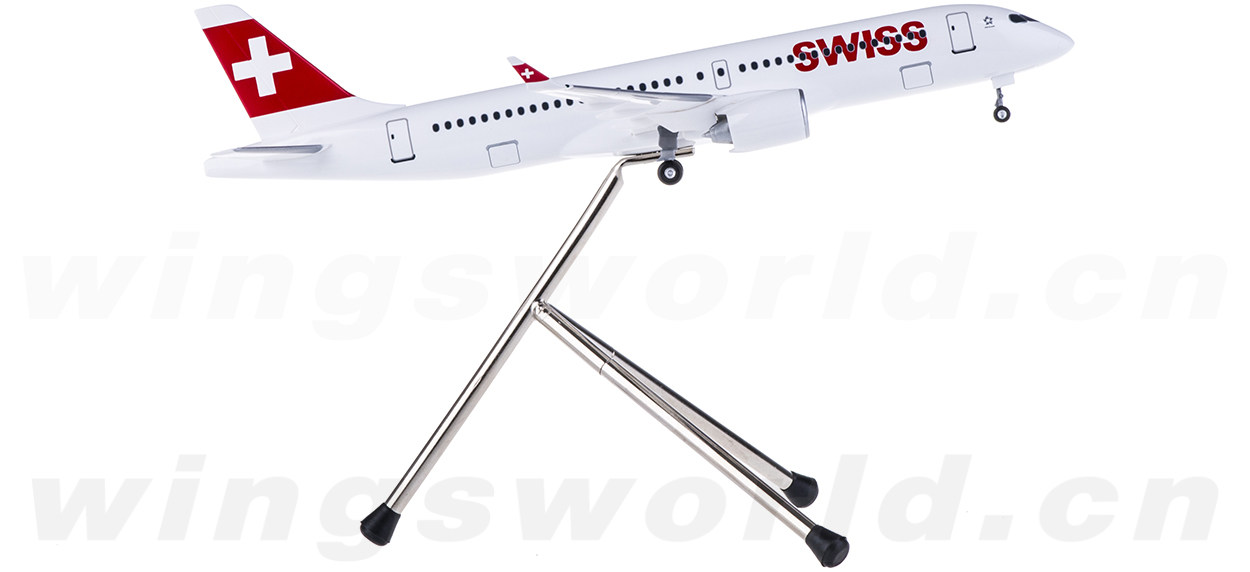 A297GRSJJ Swiss 瑞士国际航空Bombardier CS300 Hogan 1:200