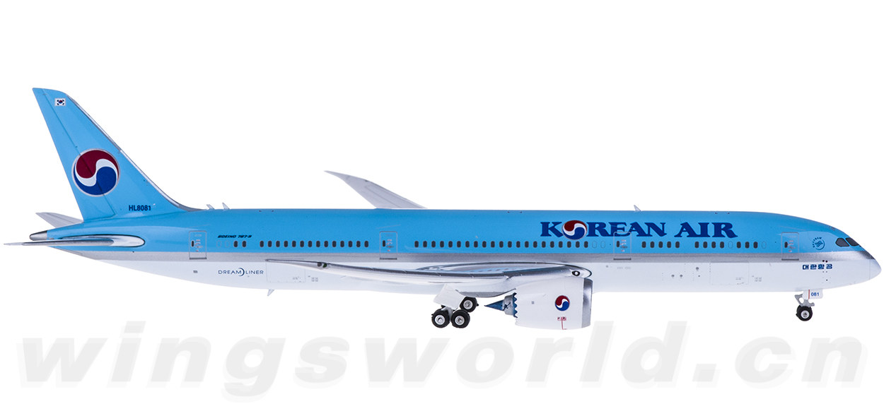 Phoenix Korean Air 大韓航空 B787-9 Phoenix Model Korean Air Boeing 787-9 in Current Color