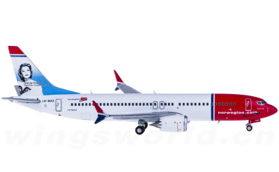 Norwegian Air Shuttle 挪威航空 Boeing 737 MAX 8 LN-MAX Sonja Henie