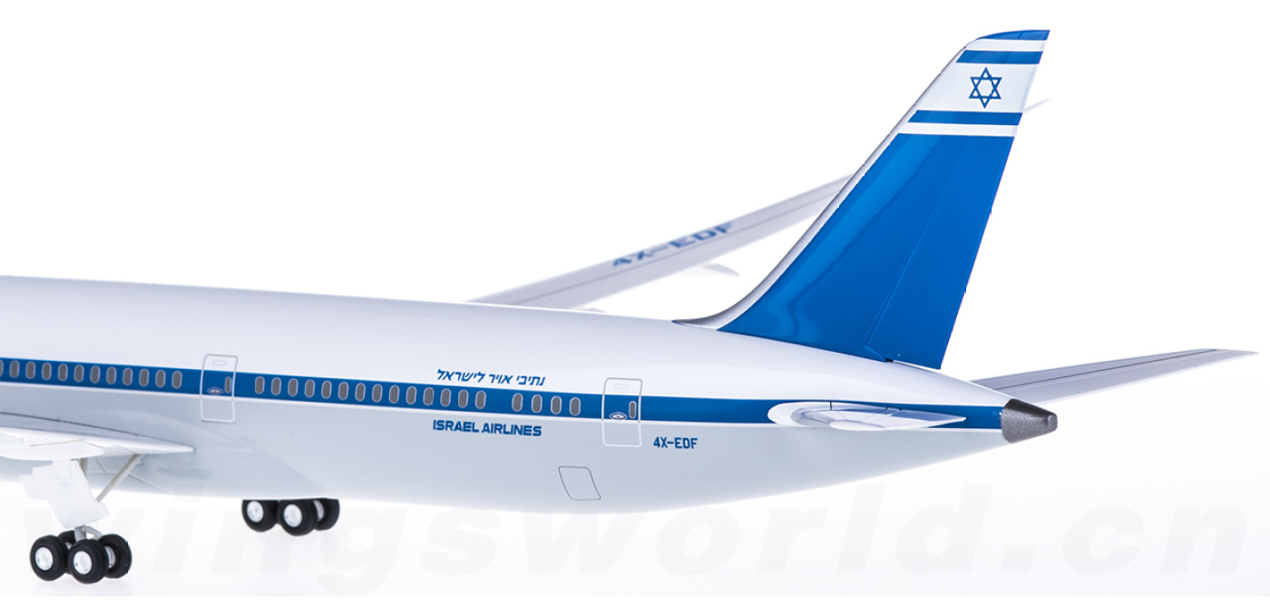 Boeing 787 ELAL エルアル 1/200 hoganホーガン Hogan Wings El Al - Boeing 787-9 - 1/200 - Premium model