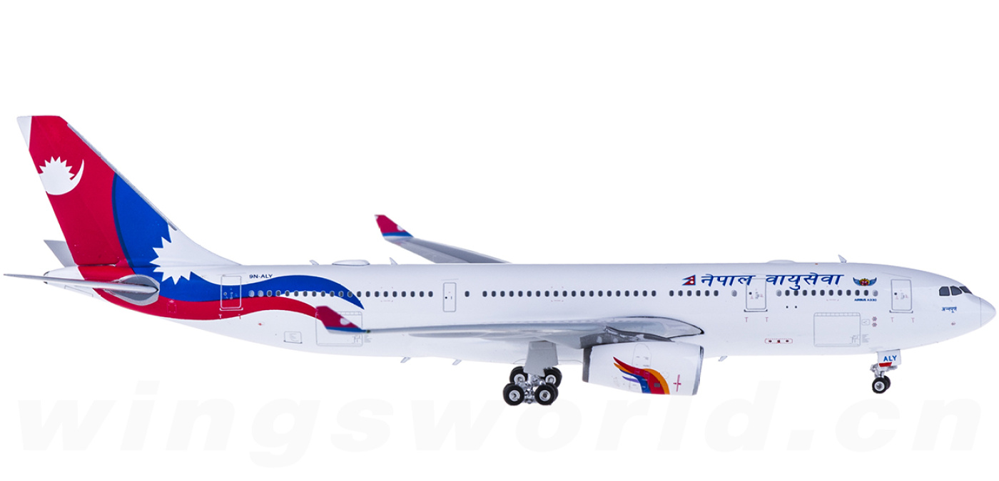 PH11485 Nepal Airlines 尼泊尔航空Airbus A330-200 9N-ALY Phoenix 1:400 -飞机模型世界