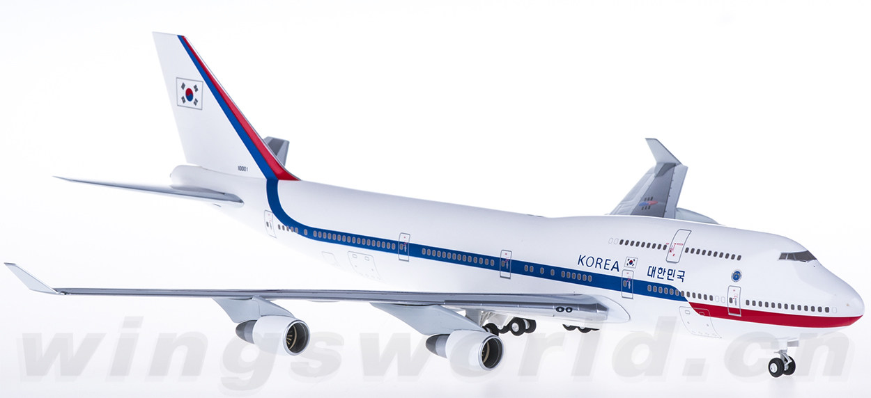 HG0472GR Boeing 747-400 韩国政府专机10001 Hogan 1:200 -飞机