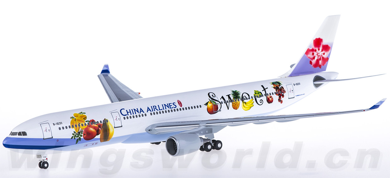 HG4029GR China Airlines 中华航空Airbus A330-300 B-18311 甜蜜水果