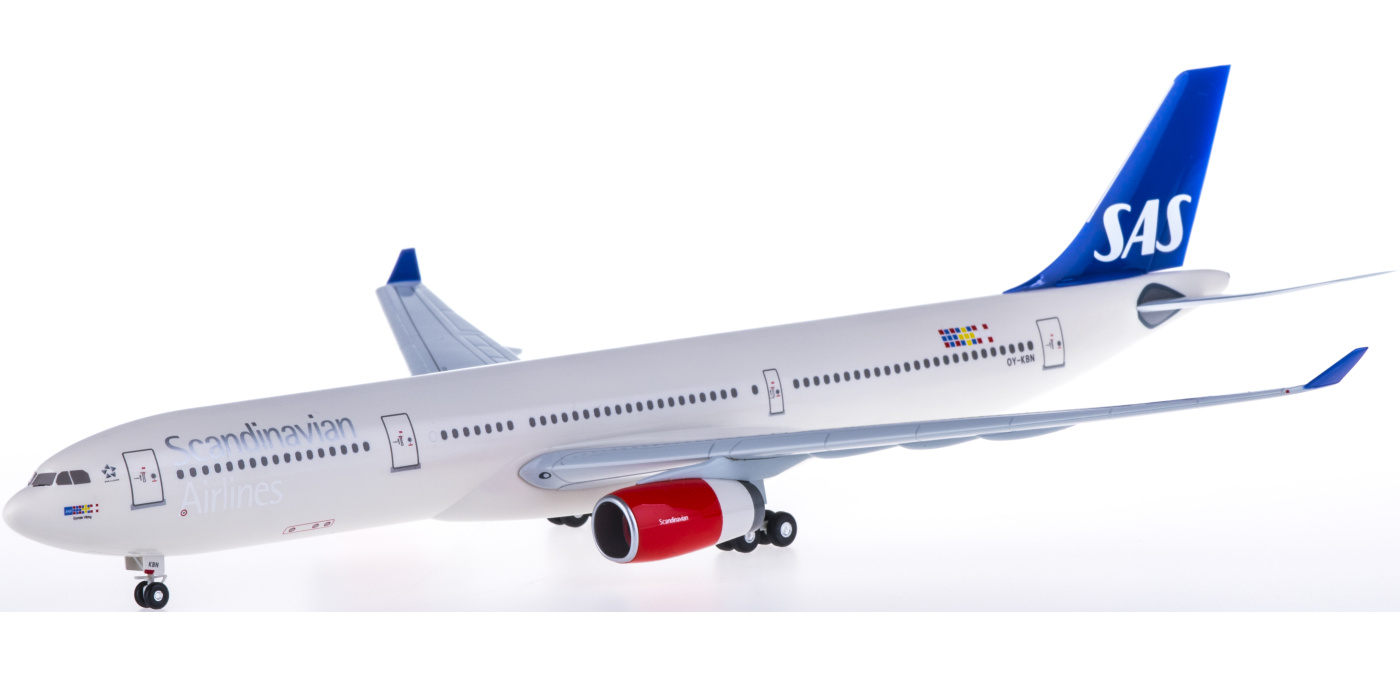 HG0175GR SAS 北欧航空Airbus A330-300 OY-KBN Hogan 1:200