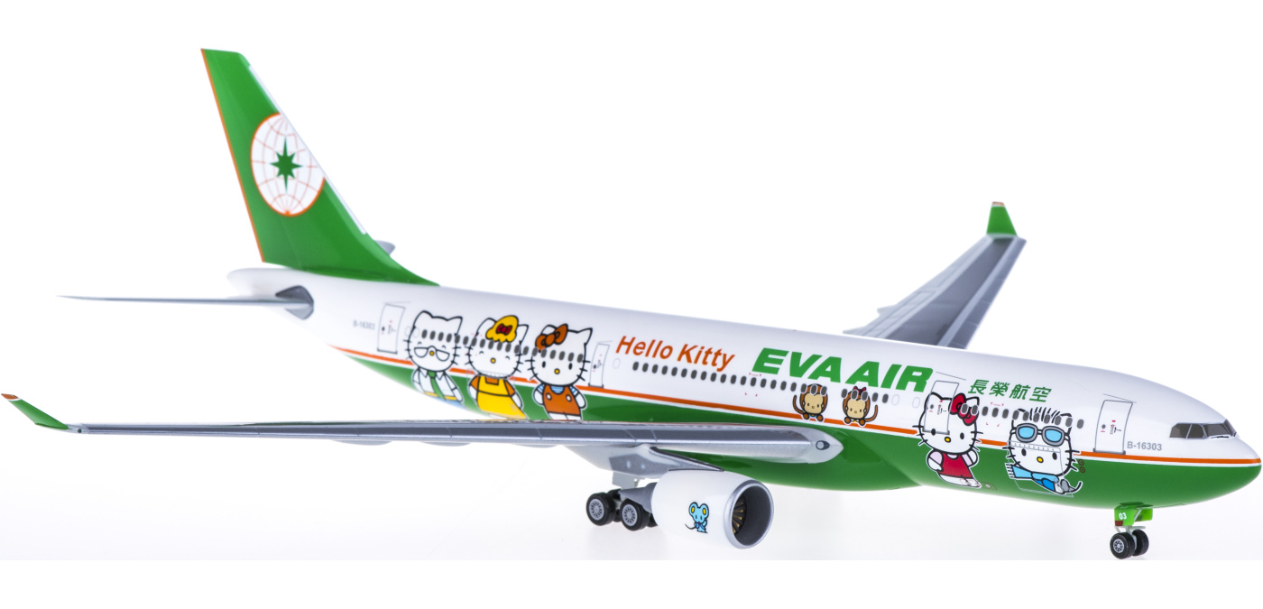 EVA AIR A330-300 1/200 ハローキティ hogan HOGAN WINGS EVA Air A330-300 Hello Kitty Model 1/200 Plastic