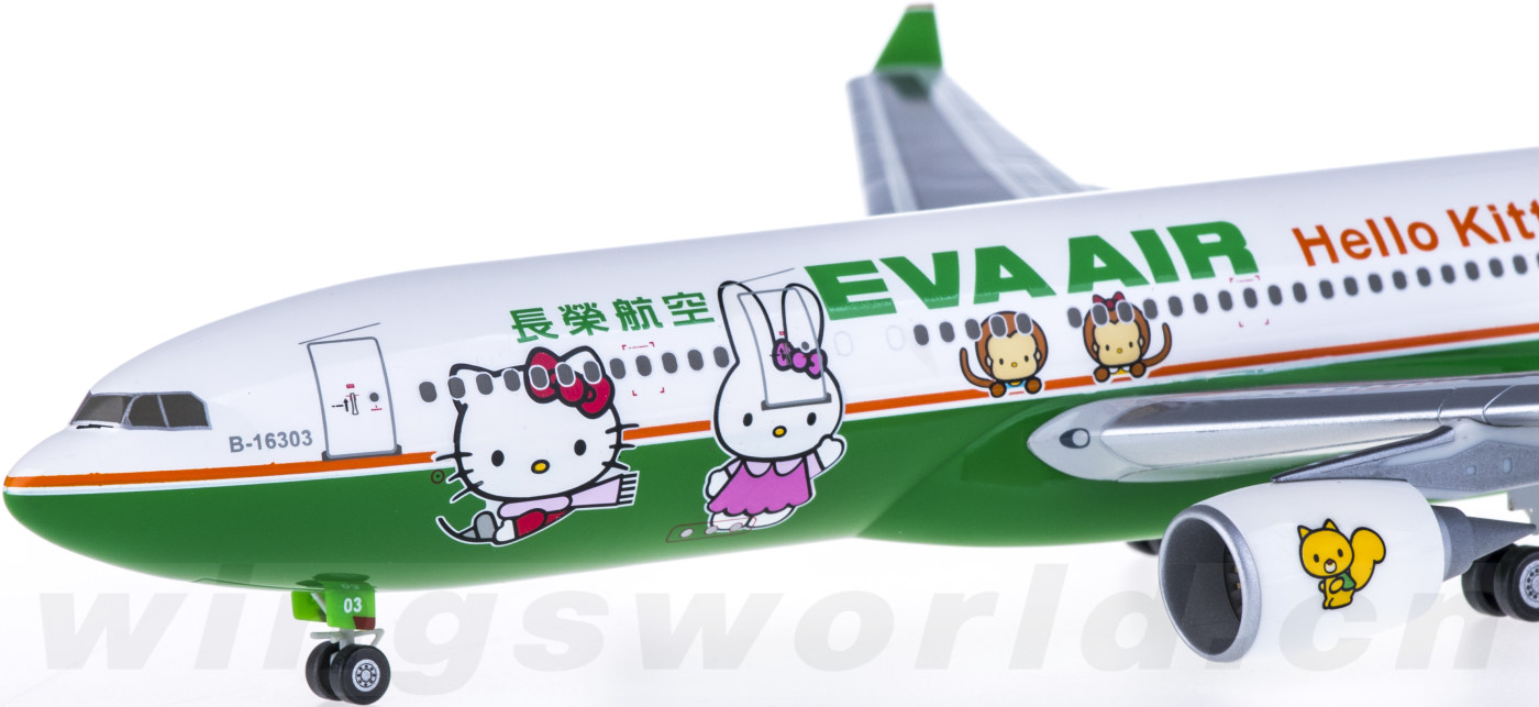 EVA AIR A330-300 1/200 ハローキティ hogan EVA AIR A330-300 1/200 ハローキティ hogan Hogan Wings 4746