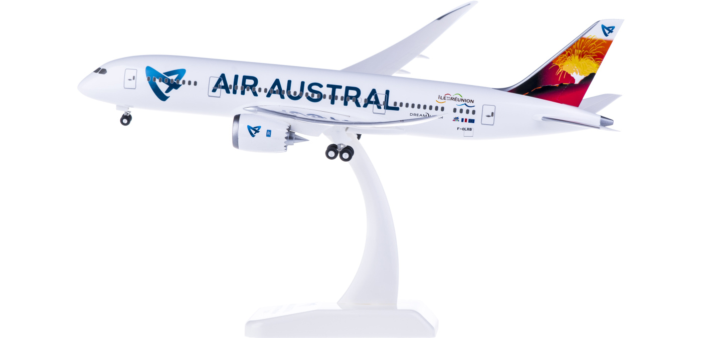 hogan 1:200 aa02 air austral 留尼旺航空 boeing 787-9 f-olrb