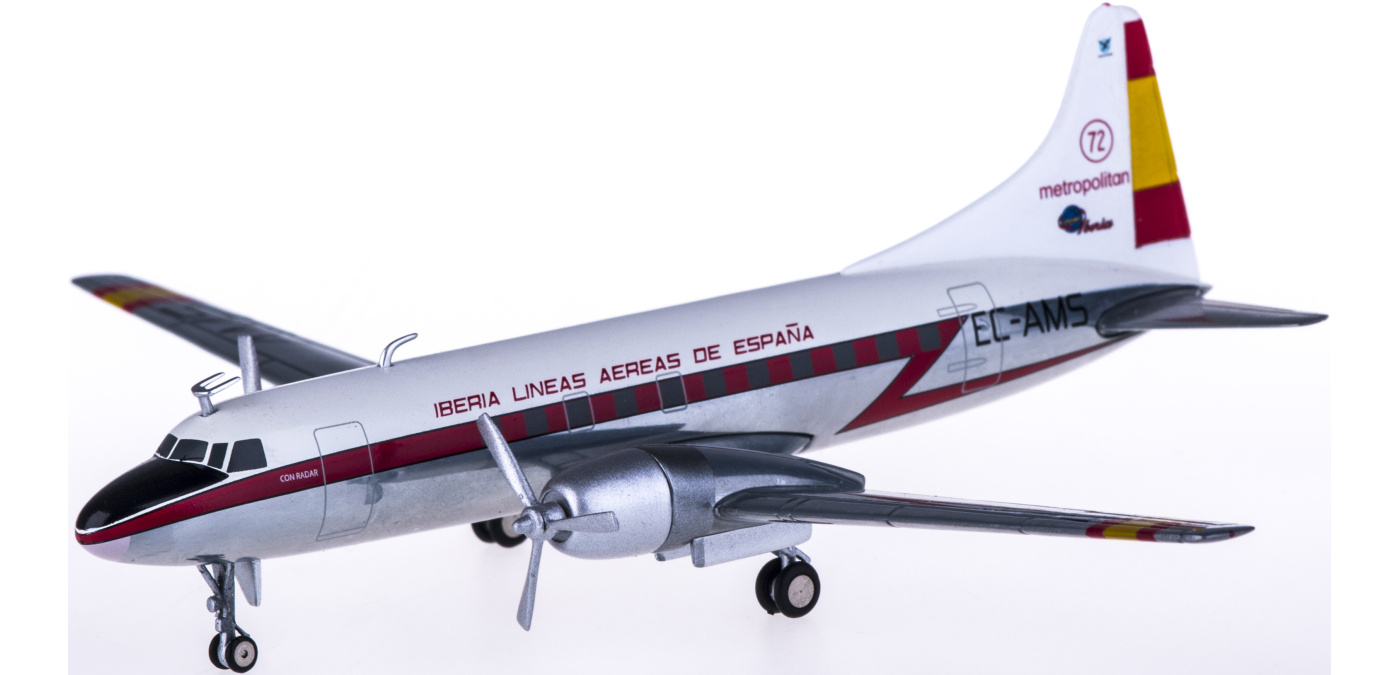 554336 Iberia 西班牙国家航空Convair CV-440 EC-AMS Herpa 1:200 -飞机模型世界