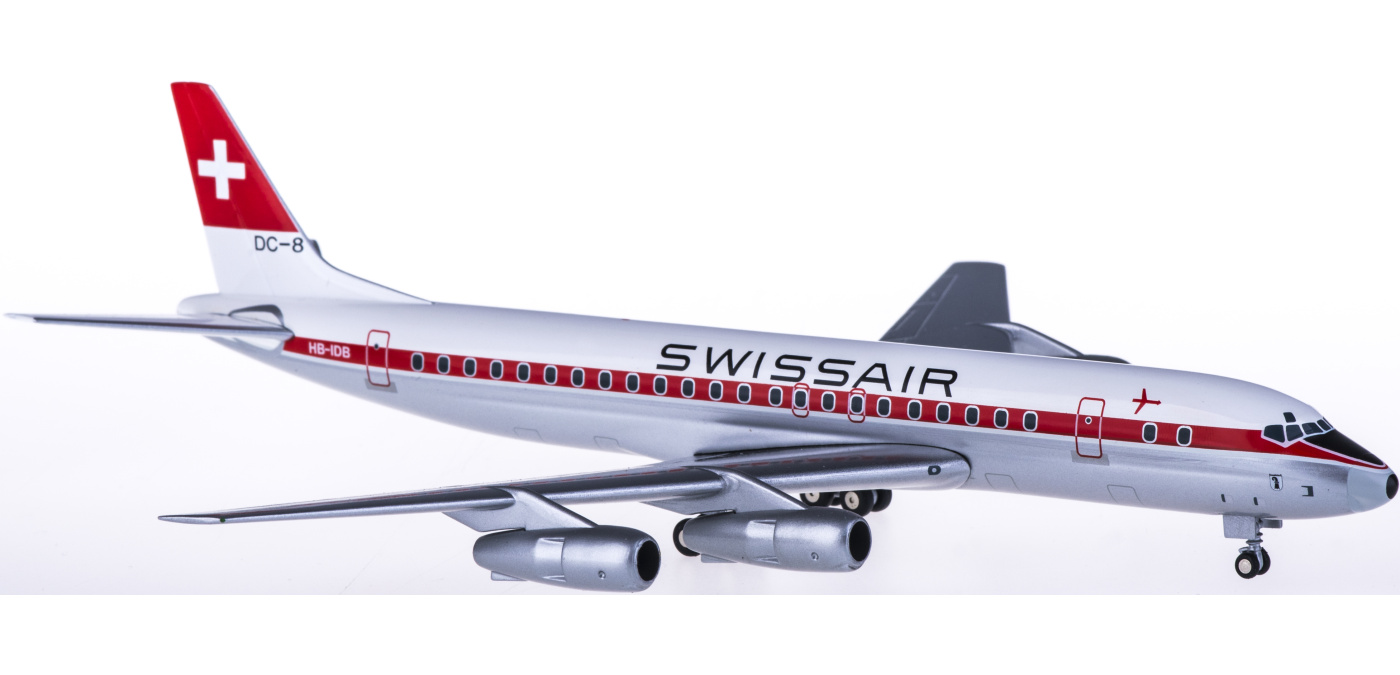 551984 Swissair 瑞士航空Douglas DC-8-53 HB-IDB Herpa 1:200
