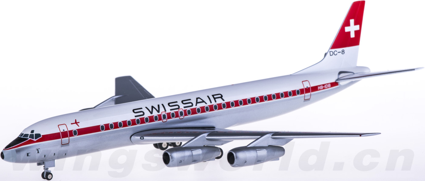 551984 Swissair 瑞士航空Douglas DC-8-53 HB-IDB Herpa 1:200