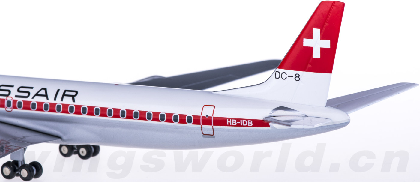 551984 Swissair 瑞士航空Douglas DC-8-53 HB-IDB Herpa 1:200