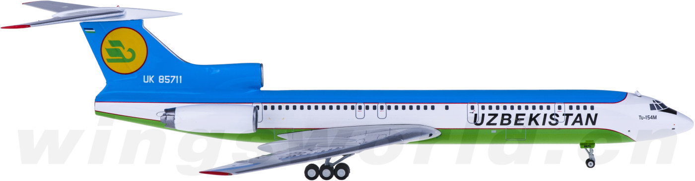 553797 Uzbekistan Airways 乌兹别克斯坦航空Tupolev TU-154M UK-85711