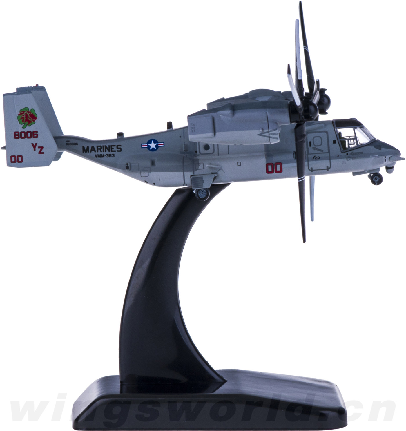 HG60104 USMC 美国海军陆战队Boeing MV-22B Osprey 鱼鹰168006