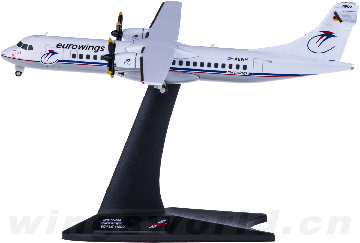 552684 Eurowings 欧洲之翼航空ATR-72-200 D-AEWH Herpa 1:200 -飞机