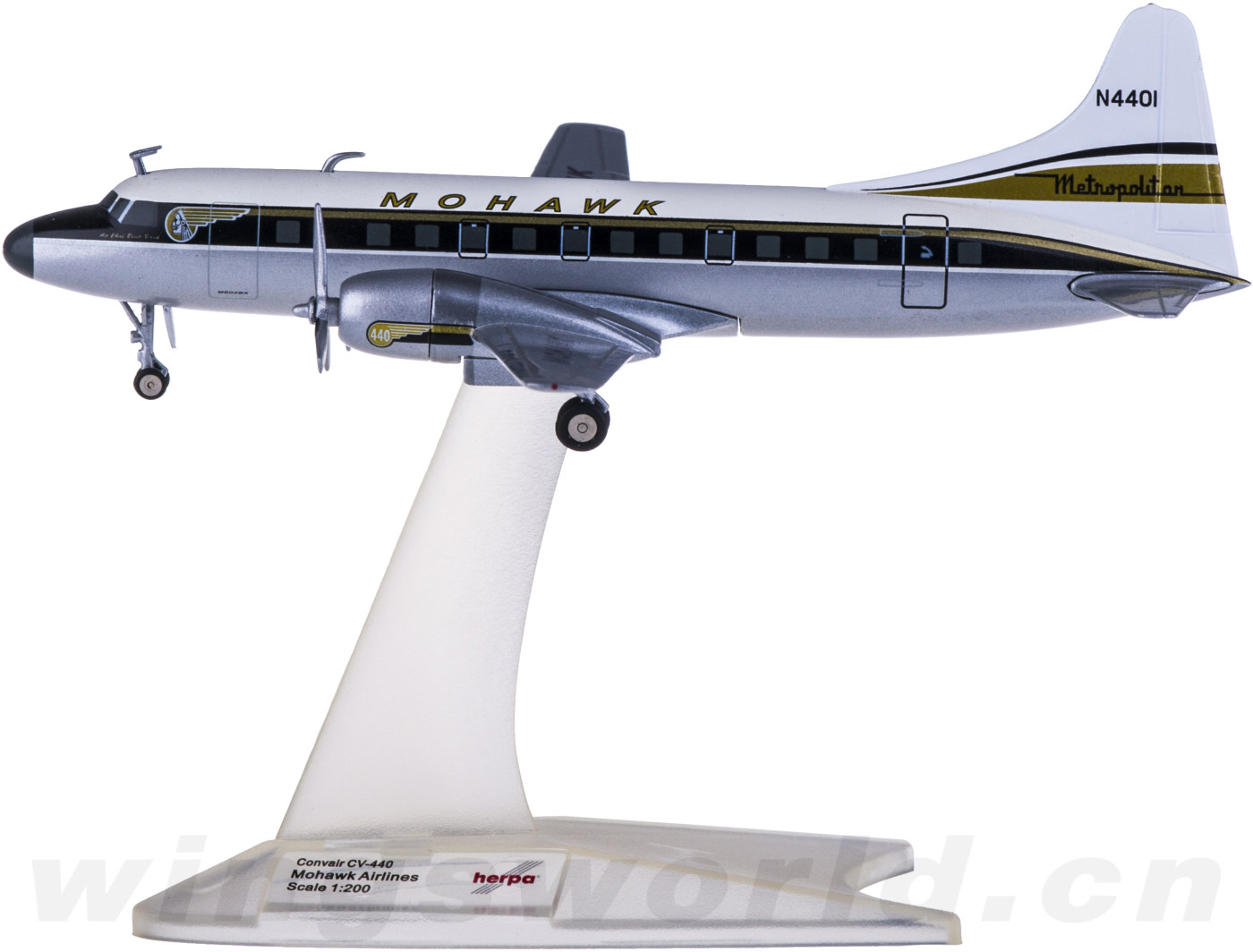 1/200 SWISSAIR Convair 440 HB-IMKヘルパ(Herpa)（HERPA