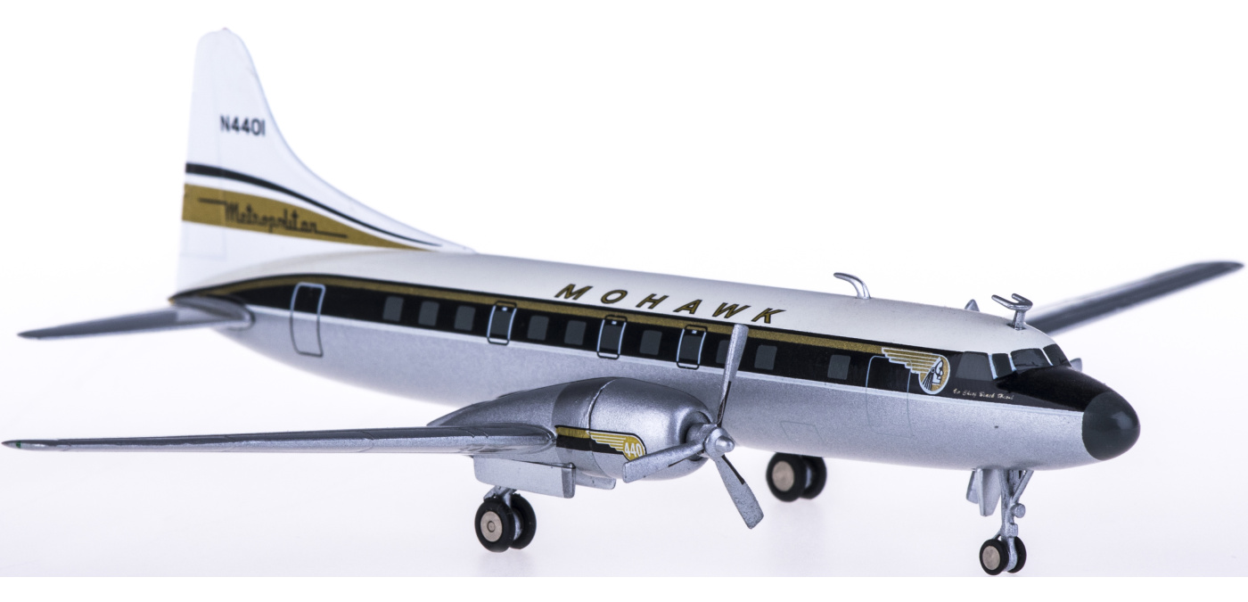 553780 Mohawk Airlines Convair CV-440 N4401 Herpa 1:200 -飞机模型世界