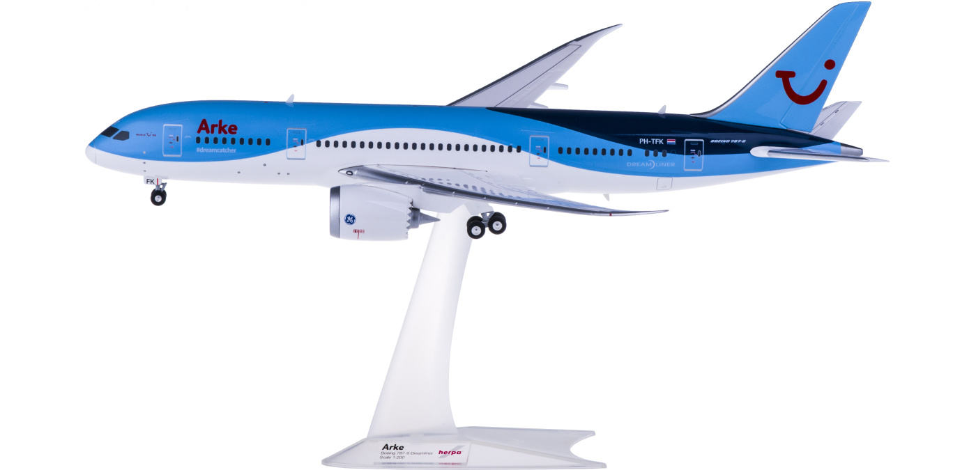 557122 Arke Boeing 787-8 PH-TFK Herpa 1:200 -飞机模型世界