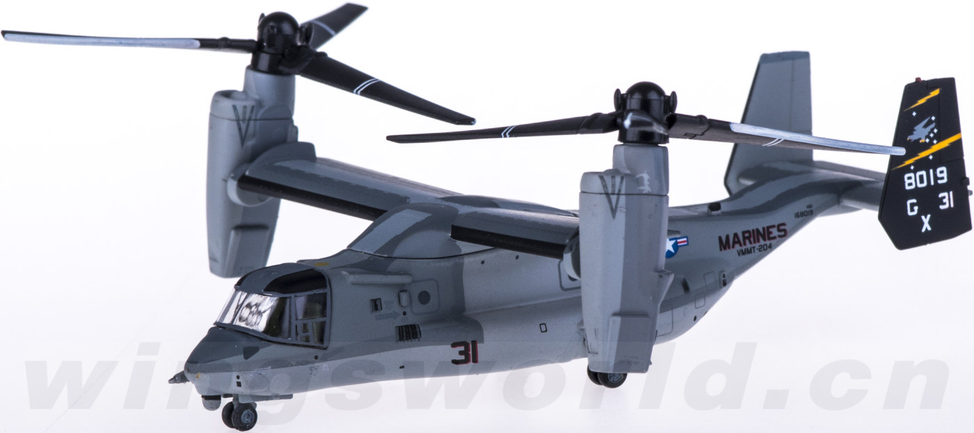 HG60128 USMC 美国海军陆战队Boeing MV-22B Osprey 鱼鹰168009