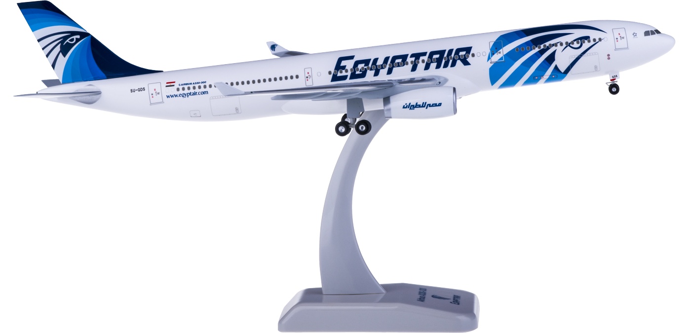 HG10222GR EgyptAir 埃及航空Airbus A330-300 SU-GDS Hogan 1:200 