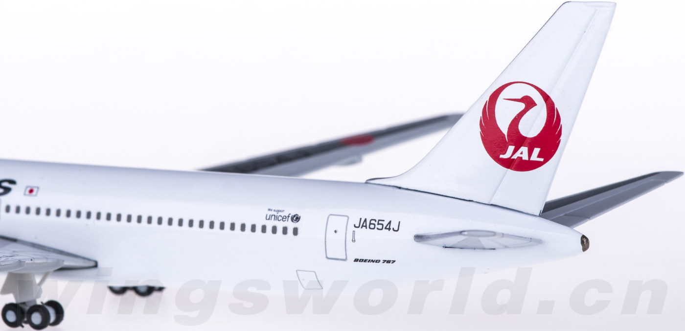 hogan製　日本航空 JAL B777-300ER 1/400 BJE3008 Japan Airlines 日本航空Boeing 767-300ER JA654J Hogan