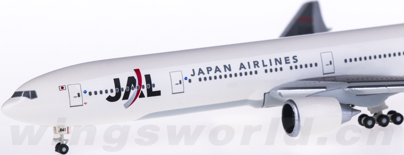 【送料込】hogan 「JAL　B777-300（JA8941）」1/400 1:500 for Hogan for Japan Airlines for Boeing 777-300 JA8941