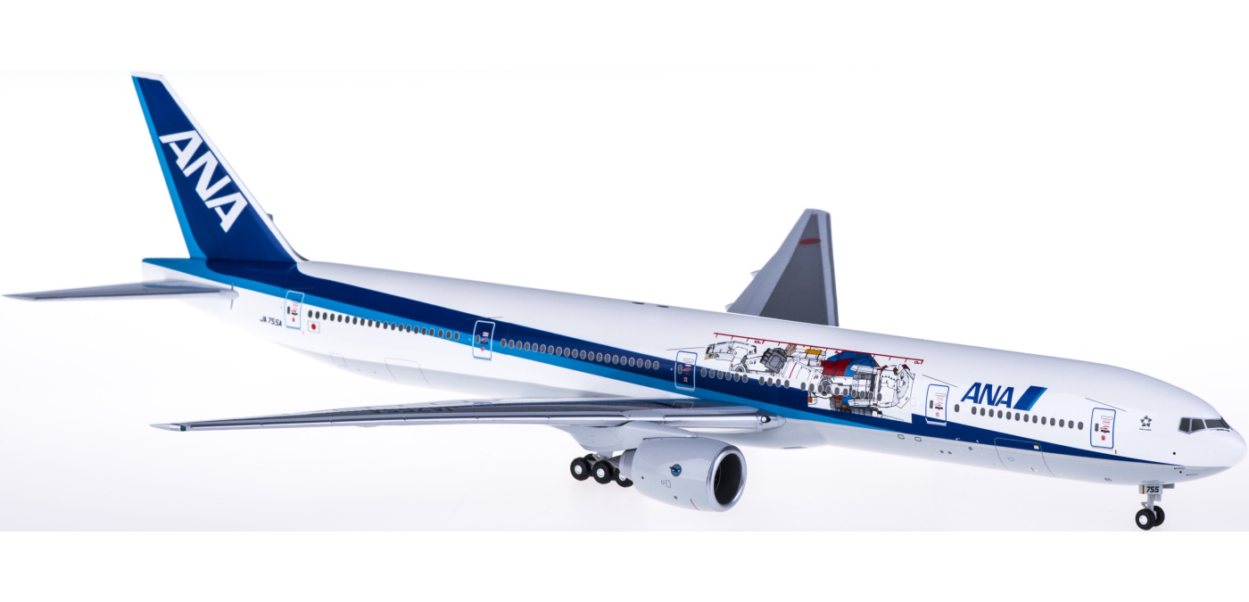 NH20035 ANA 全日空Boeing 777-300 JA755A 高达Hogan 1:200 -飞机模型世界