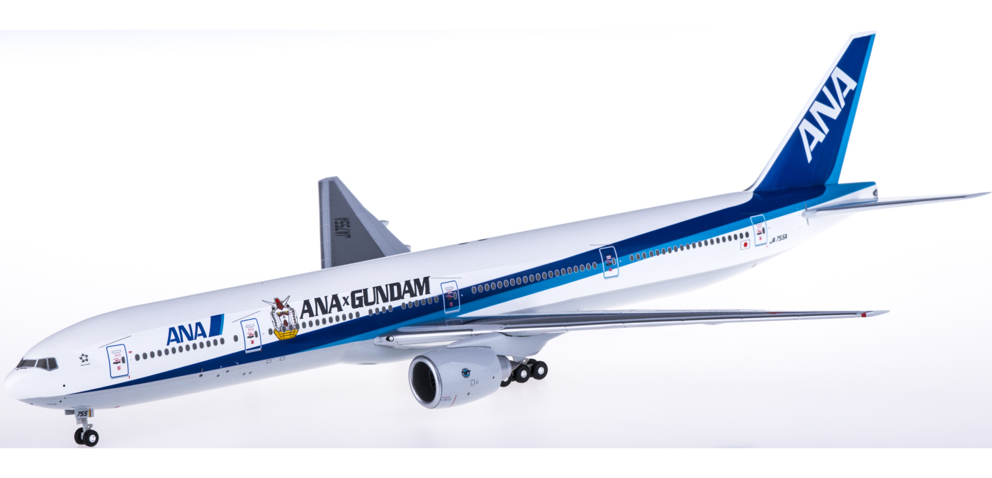 NH20035 ANA 全日空Boeing 777-300 JA755A 高达Hogan 1:200 -飞机模型世界