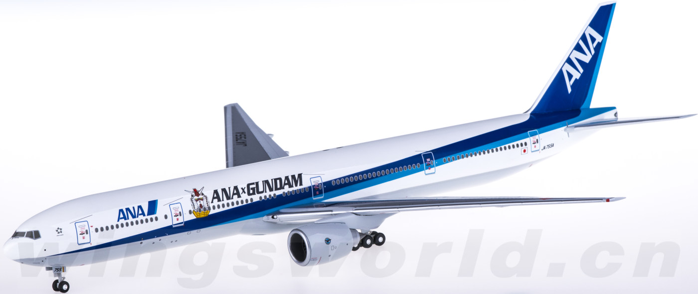 NH20035 ANA 全日空Boeing 777-300 JA755A 高达Hogan 1:200