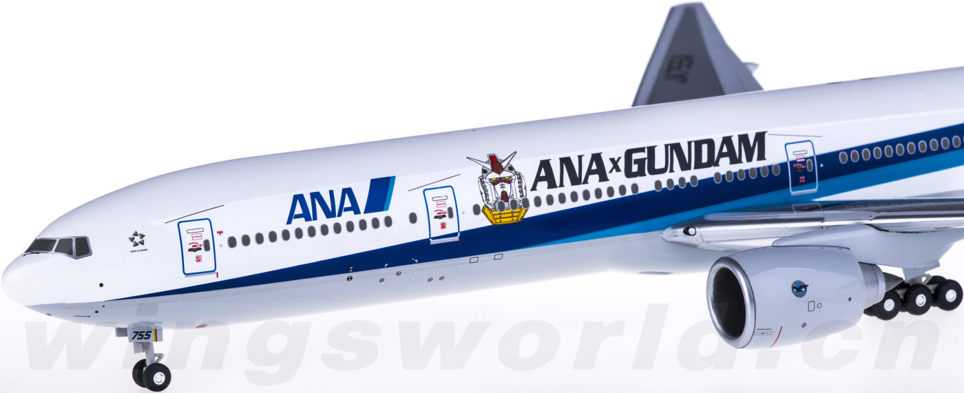 NH20035 ANA 全日空Boeing 777-300 JA755A 高达Hogan 1:200