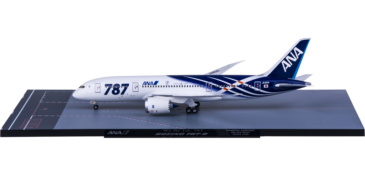 好評安い超希少 ANA B787-8 1/400 新品未開封 全日空商事 NH40028 BOEING ボーイング JAL JTA スカイマーク ソラシド ピーチ 民間航空機