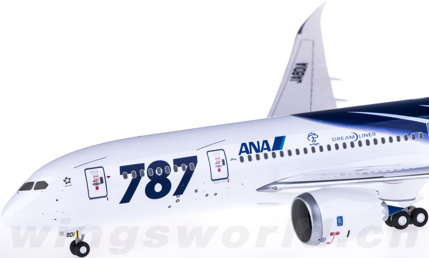 NH20053 ANA 全日空Boeing 787-8 JA801A Hogan 1:200 -飞机模型 