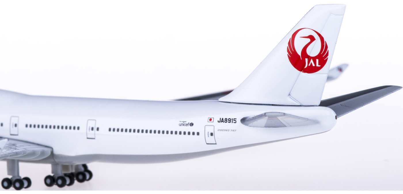 BJE2082 Japan Airlines 日本航空Boeing 747-400 JA8915 Hogan 1:500 