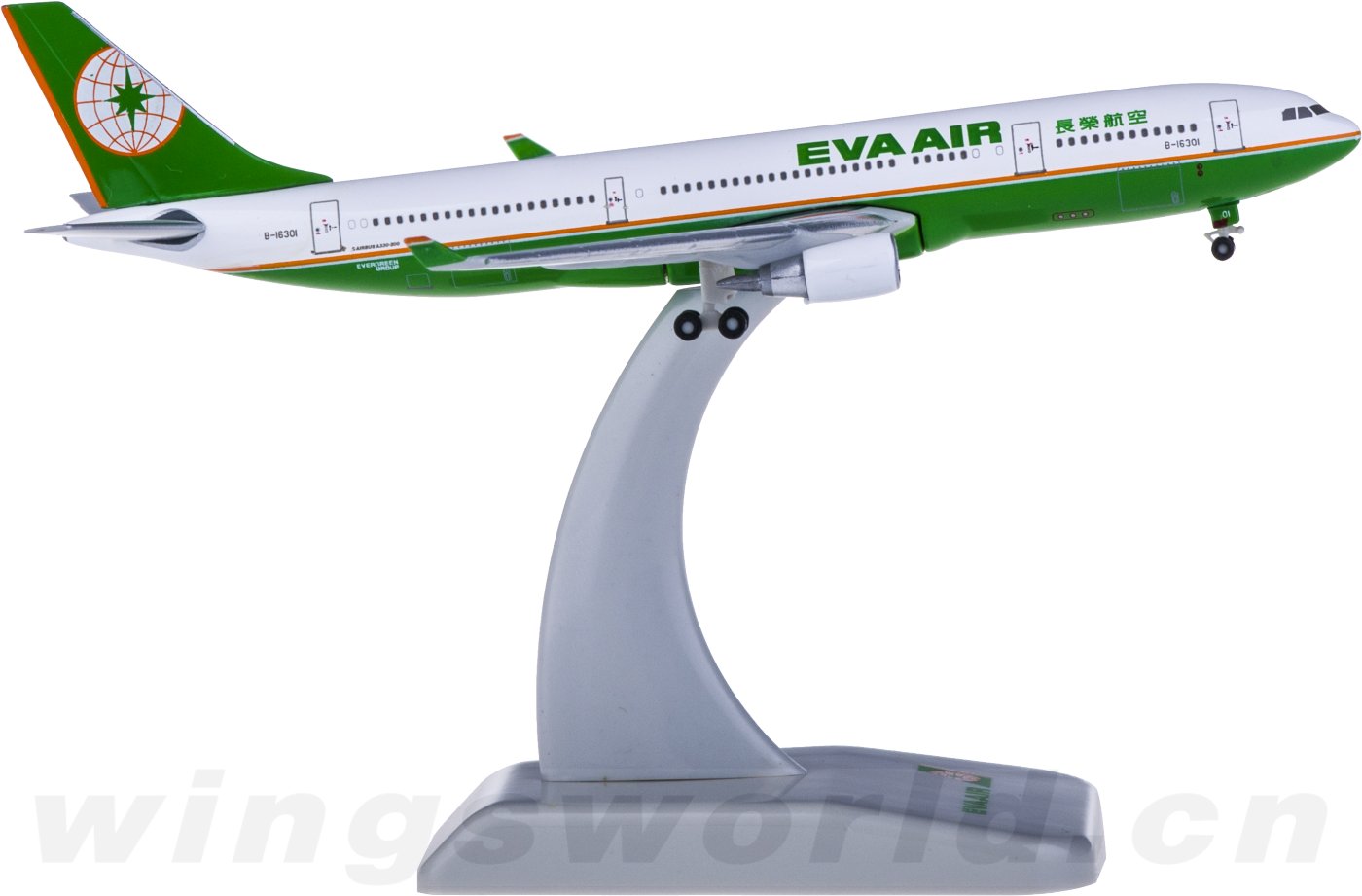 HG9154 EVA Air 长荣航空Airbus A330-200 B-16301 Hogan 1:500 -飞机