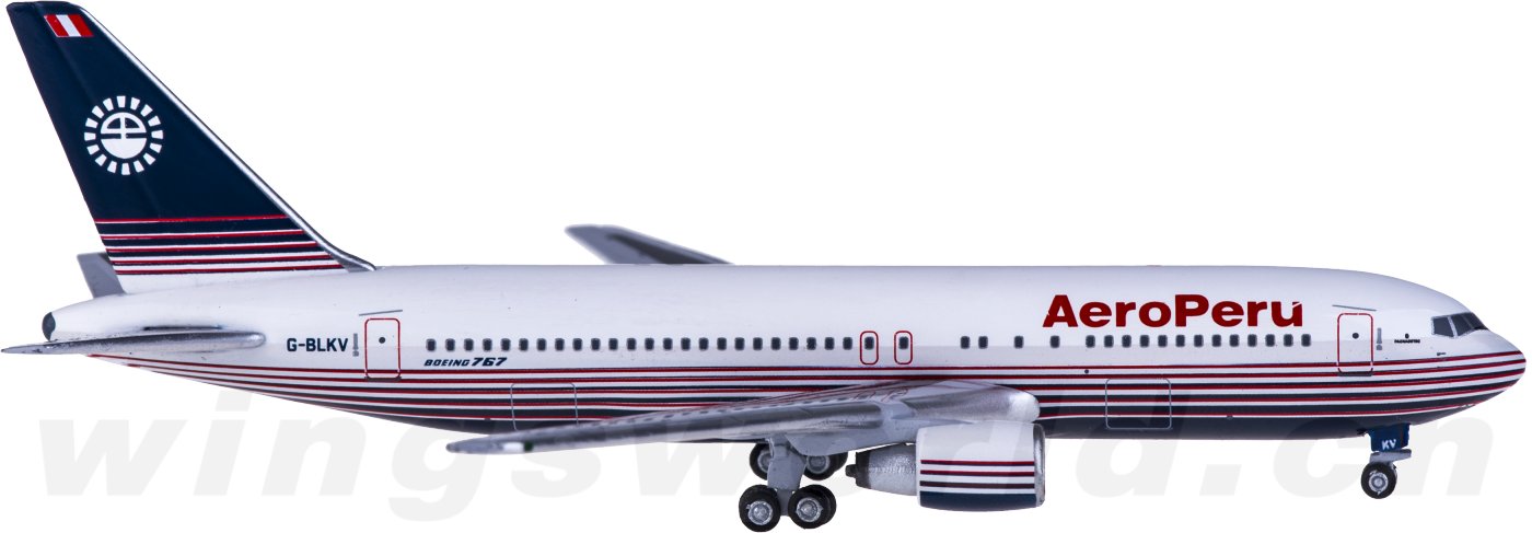 AC419517 AeroPeru 秘鲁航空 Boeing 767-200 G-BLKV AeroClassics 1:400 -飞机模型世界