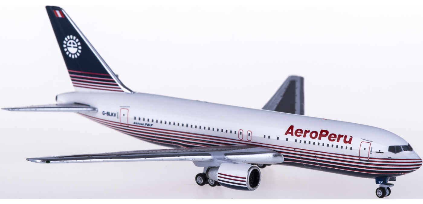 AC419517 AeroPeru 秘鲁航空 Boeing 767-200 G-BLKV AeroClassics 1:400 -飞机模型世界