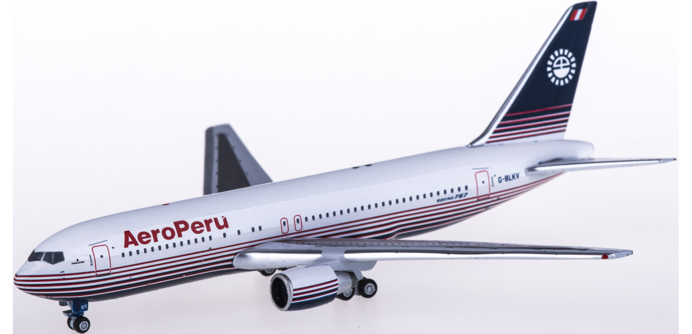 AC419517 AeroPeru 秘鲁航空 Boeing 767-200 G-BLKV AeroClassics 1:400 -飞机模型世界