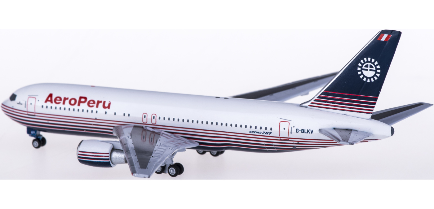 AC419517 AeroPeru 秘鲁航空 Boeing 767-200 G-BLKV AeroClassics 1:400 -飞机模型世界