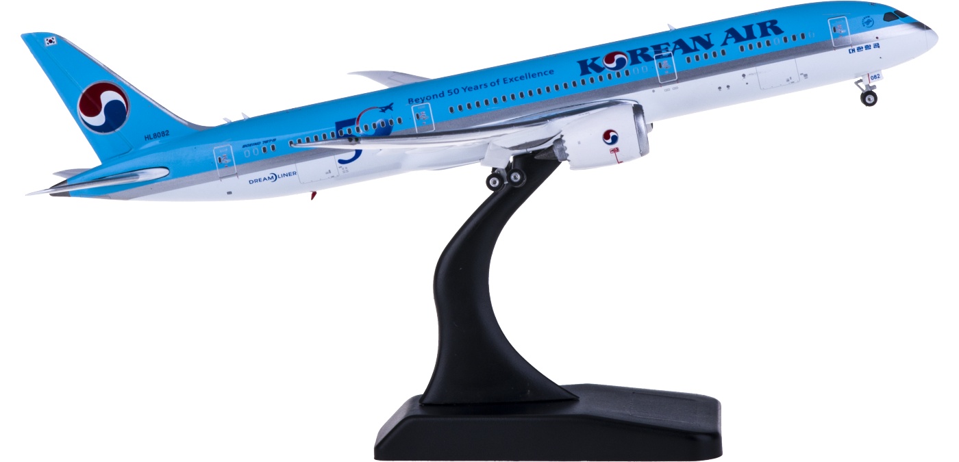 PH04276 Korean Air 大韩航空Boeing 787-9 HL8082 50周年Phoenix 1:400 