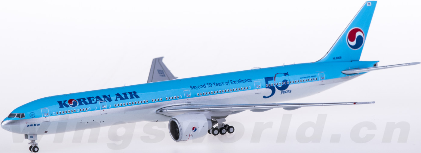 1/400 jc wings B777-300ER 大韓航空 1:400 JC Wings KOREAN AIR BOEING 777-300 Passenger Plane