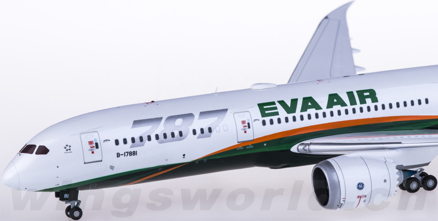 jc wings 1:200 xx2147 eva air 长荣航空 boeing 787-9 b-17881
