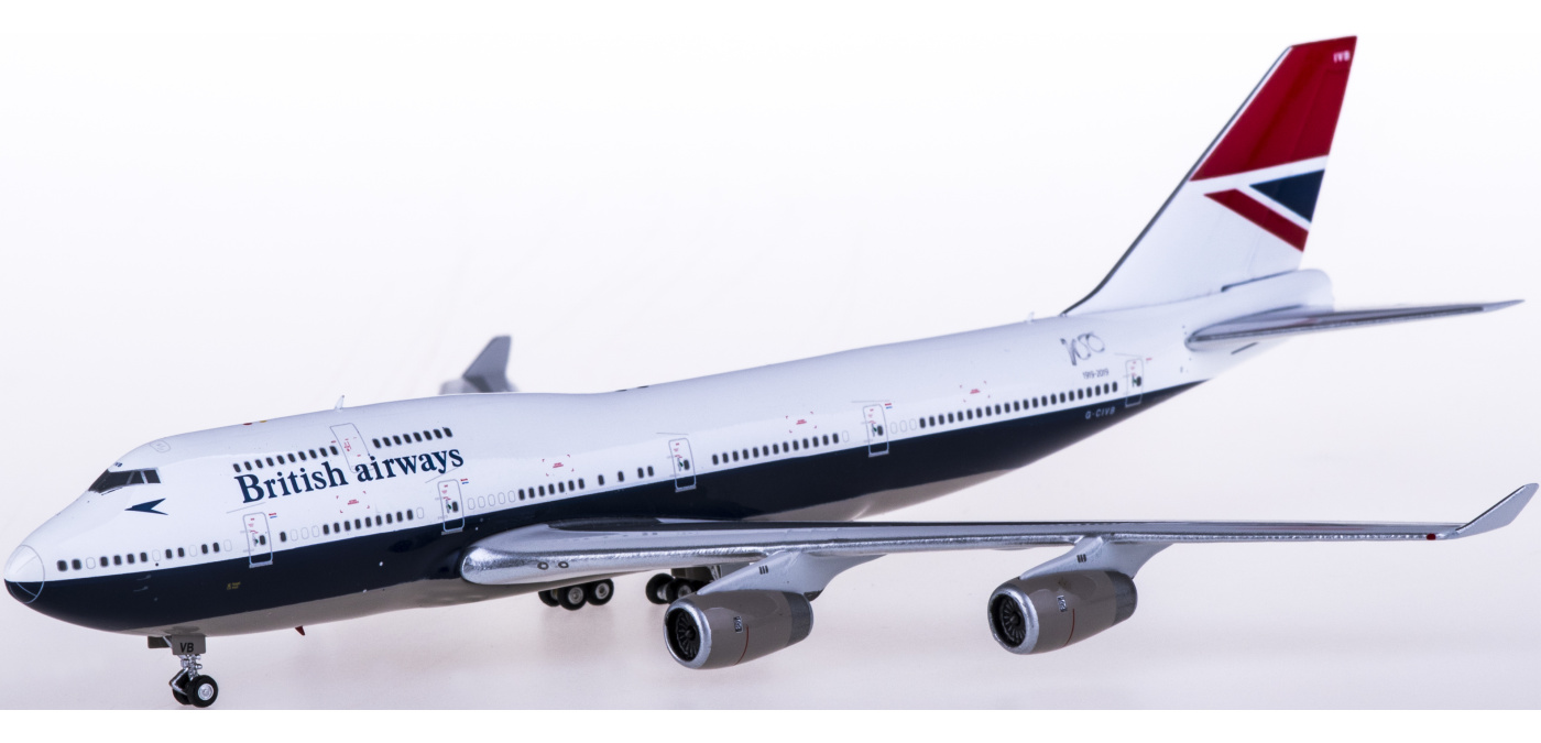 航空機・ヘリコプター ARD1:200 BritishAirways B747-400 G-CIVB Subsonic Record British Airways Boeing 747-400 G-CIVP One
