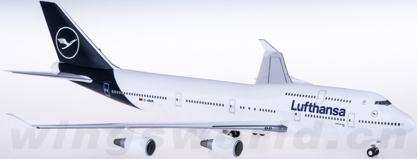 hogan 1:200 lw200dlh009 lufthansa 漢莎航空 boeing 747-400 d-abvm